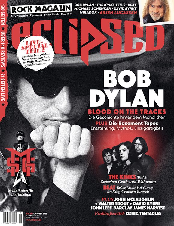 10 2025 eclipsed magazine Bob Dylan front cover