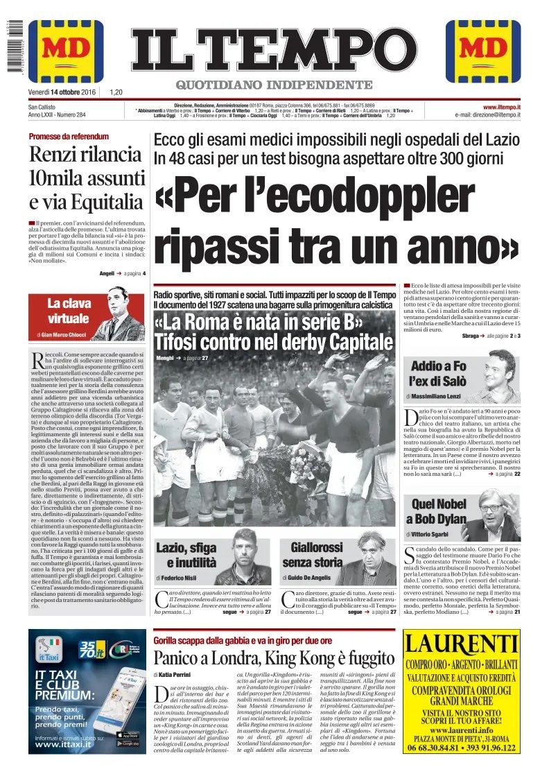 il tempo Bob Dylan front cover