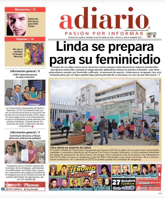 adiario Bob Dylan front cover