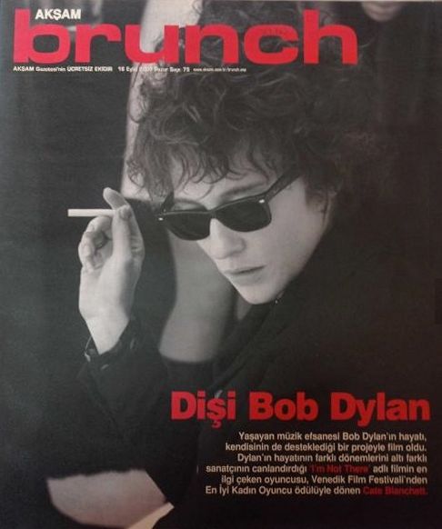 Akşam Brunch magazine Bob Dylan front cover