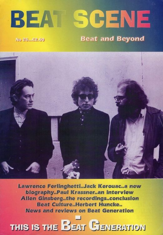 beat scene magazine #28 Bob Dylan front cover