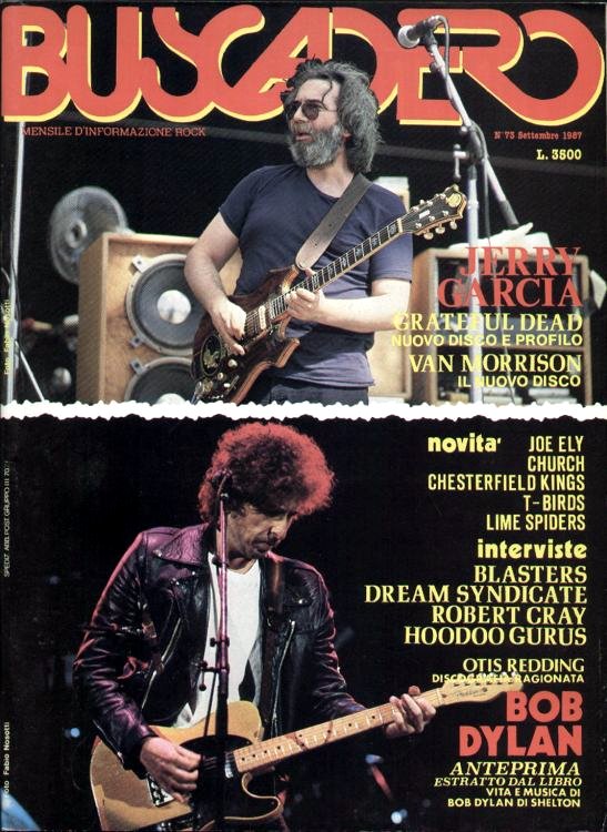 Buscadero magazine 73 Bob Dylan front cover