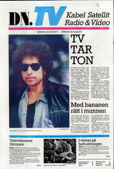 dn.tv 1987 magazine Bob Dylan front cover