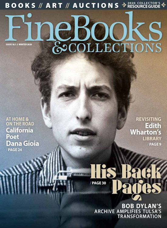 Fine Books & Collections magazine Bob Dylan front cover