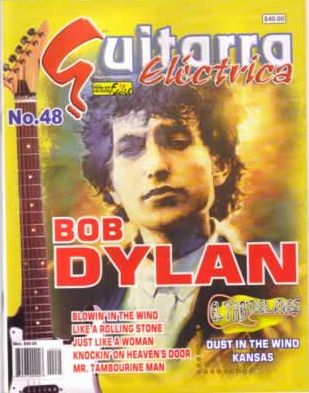 guitarra eléctrica magazine Bob Dylan front cover