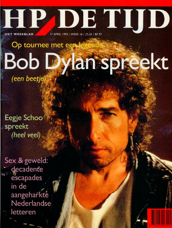 haagste post de tidj #16 magazine Bob Dylan front cover