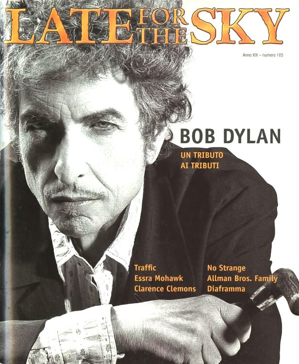 late for the sky  2014 magazine Bob Dylan front cover