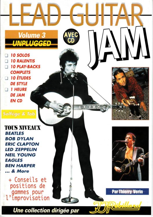 lead guitar jam Bob Dylan front cover