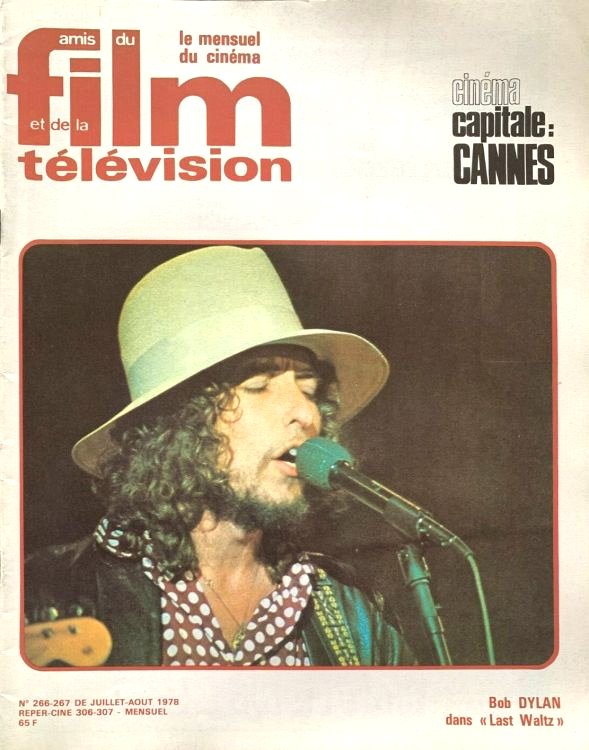 amis du film et de la télévision magazine Bob Dylan front cover