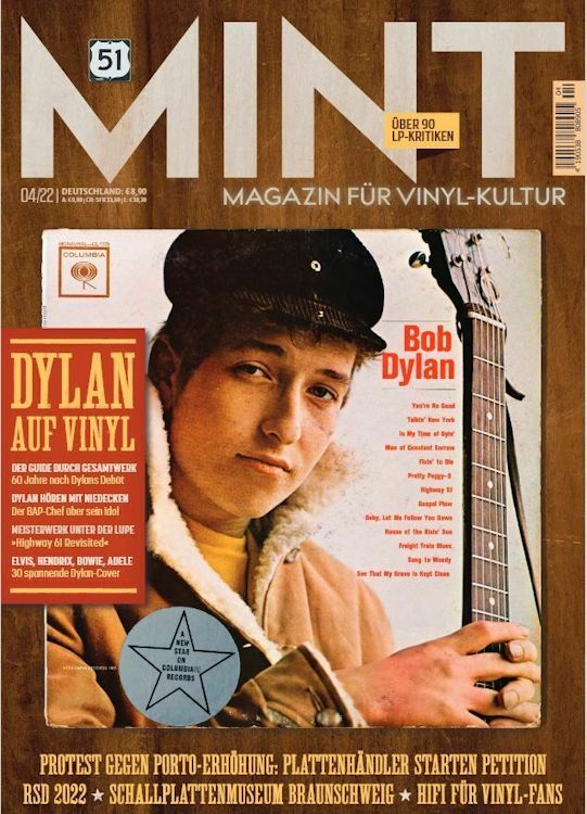 mint germany magazine Bob Dylan front cover