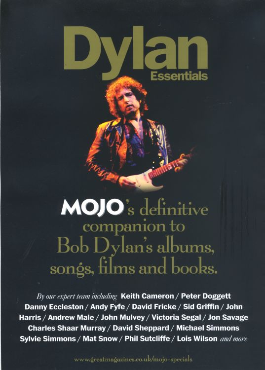 Mojo magazine collectors 2023 Bob Dylan front cover
