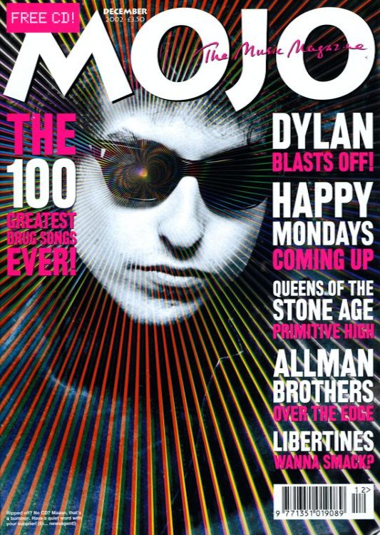 Mojo magazine Bob Dylan December 2002 front cover