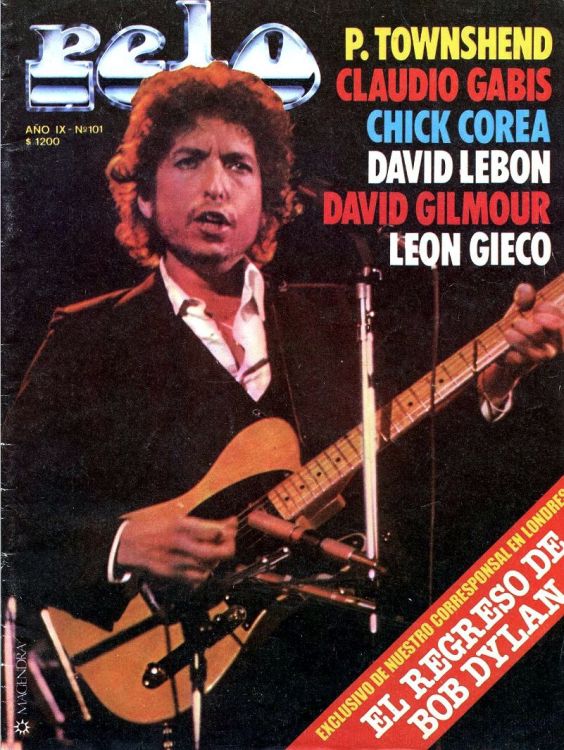 pelo 1978 magazine Bob Dylan front cover