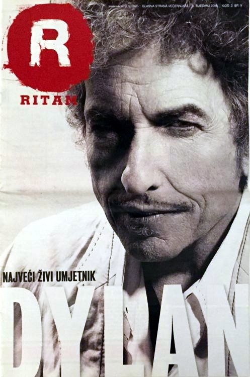 ritam croatia magazine Bob Dylan front cover