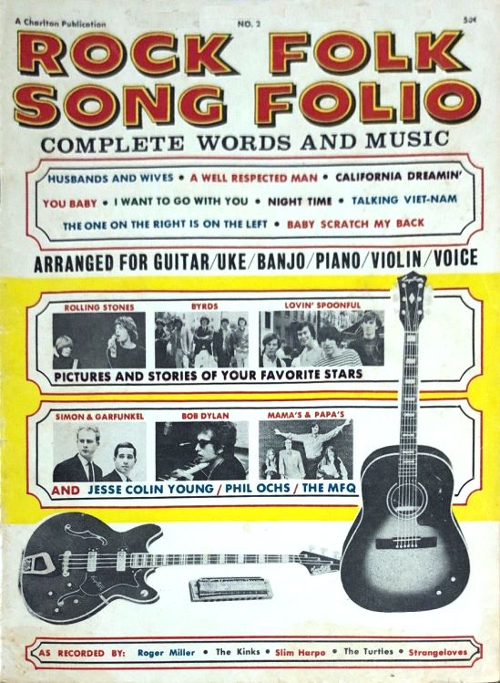 rock folk song folio magazine