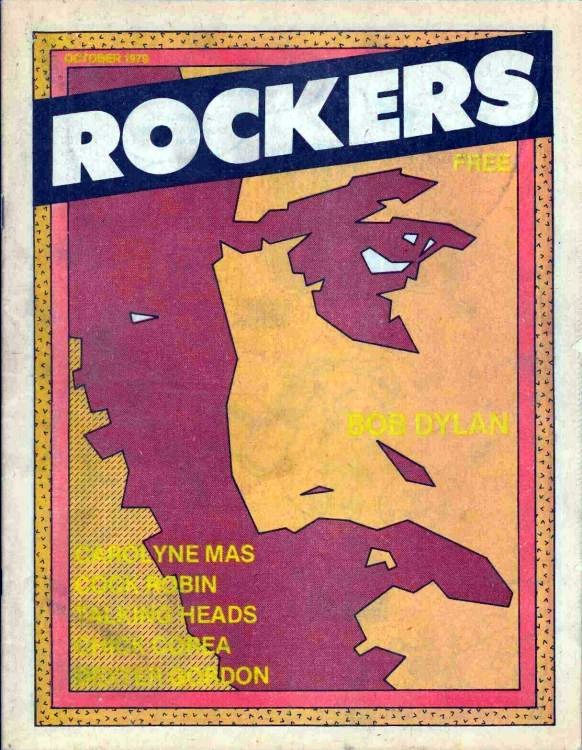 rockers Bob Dylan front cover