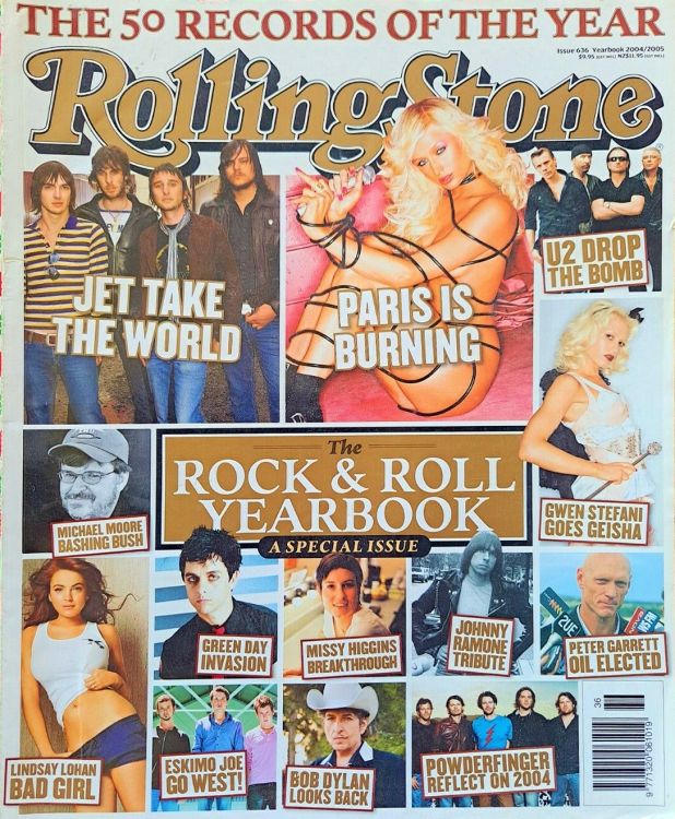 Rolling Stone US magazine yearbook 2004 2005 Bob Dylan front cover