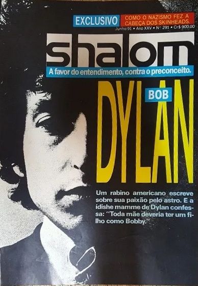 shalom magazine Bob Dylan front cover