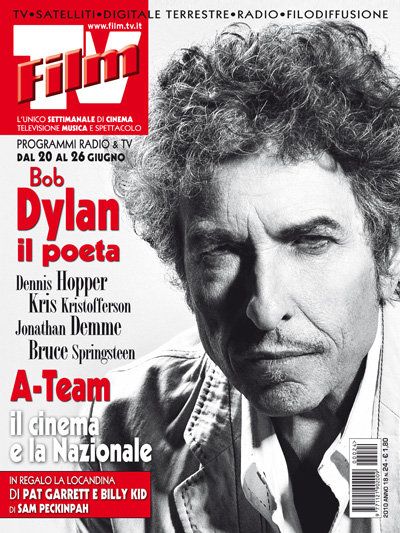 tv film italy magazine Bob Dylan front cover