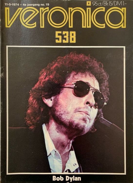 veronica magazine May 1972 Bob Dylan front cover