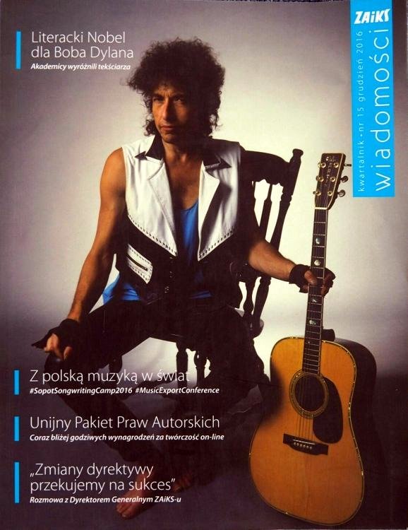wiadomosci zaiks.jpg magazine Bob Dylan front cover
