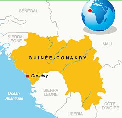 map of guine-konakry