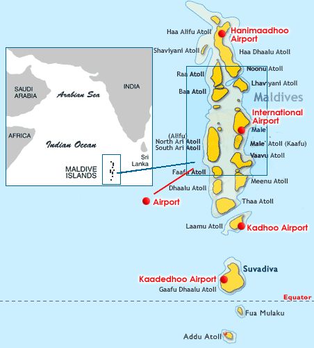 map of maldives