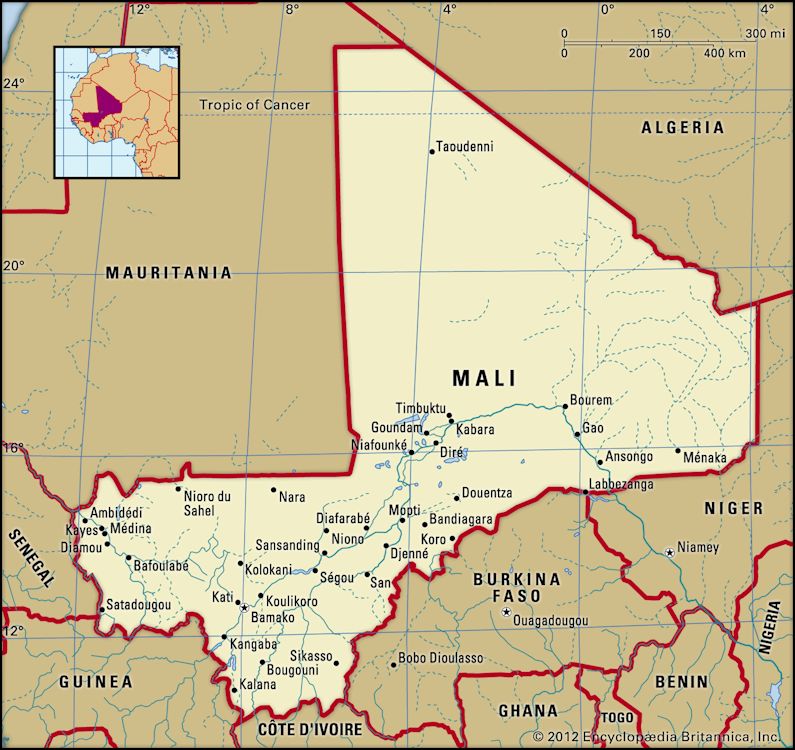 map of mali
