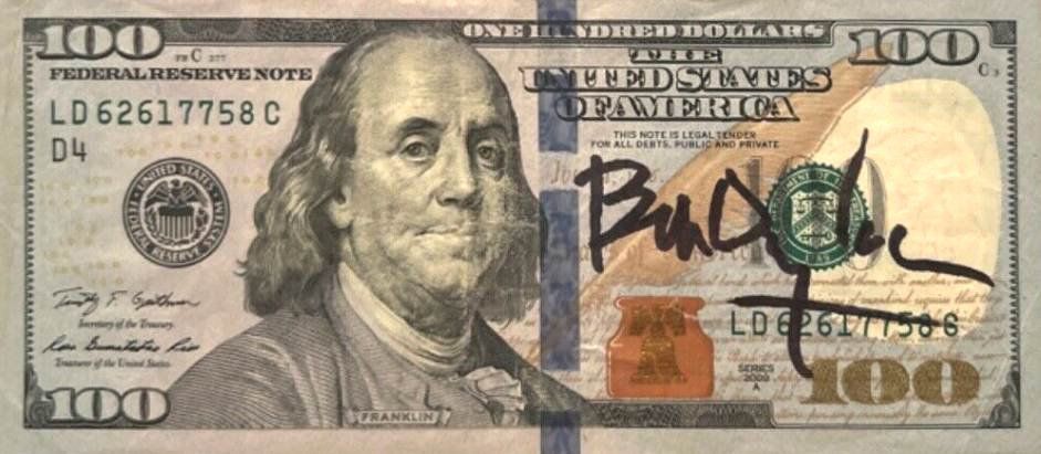 signed banknote