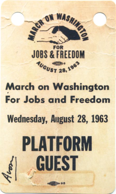 1963 March on Washington flyer