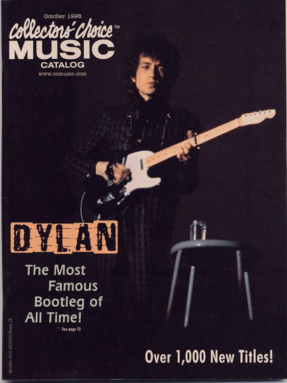 bob dylan collector's choice music catalogue october 1998