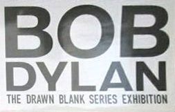 bob dylan the drawn series japan 2010 flyer, front