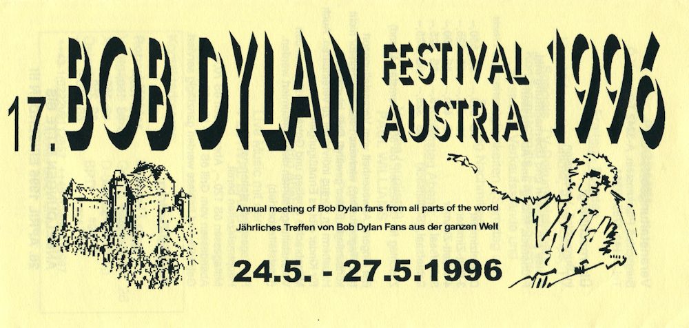 Bob Dylan Austria Festival 1996