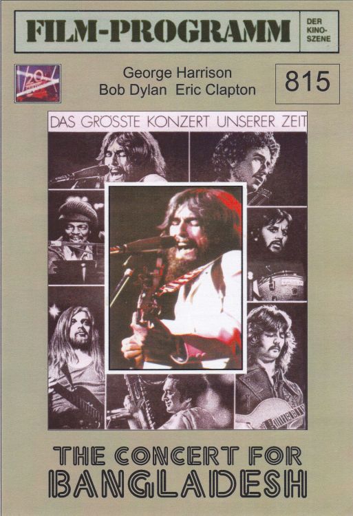 bob dylan the concert for bangladesh film-programm Peter Kranzpiller