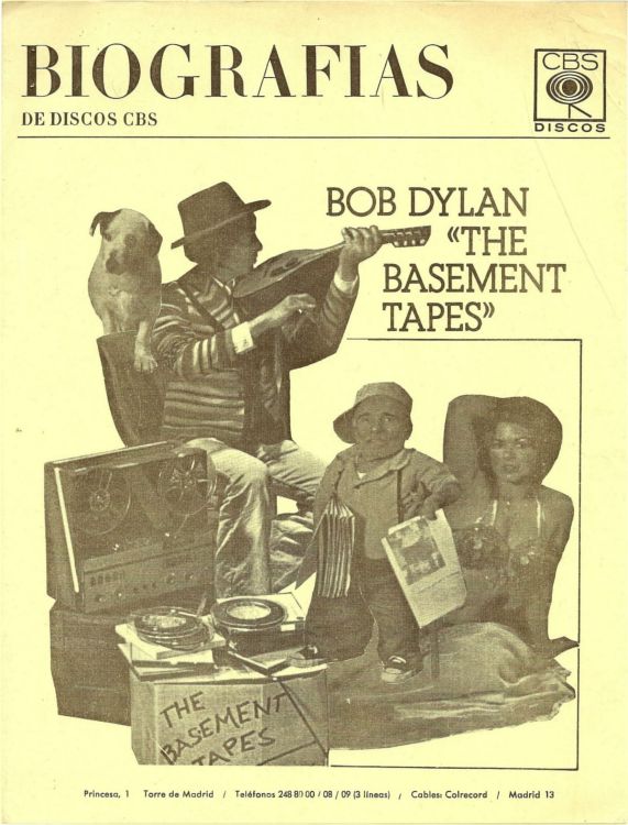 basement tapes promo
