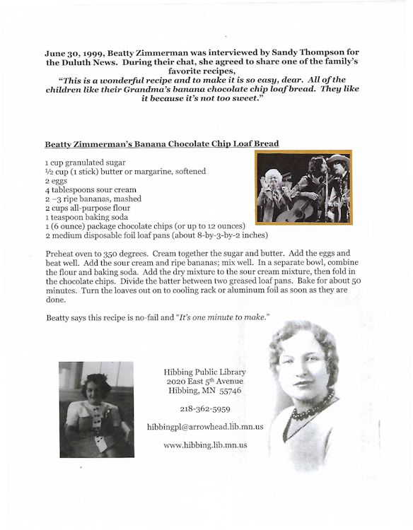 Betty Zimmerman cake recipe