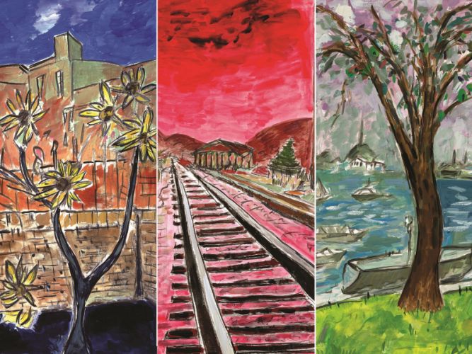 Bob Dylan paintings come writers and critics