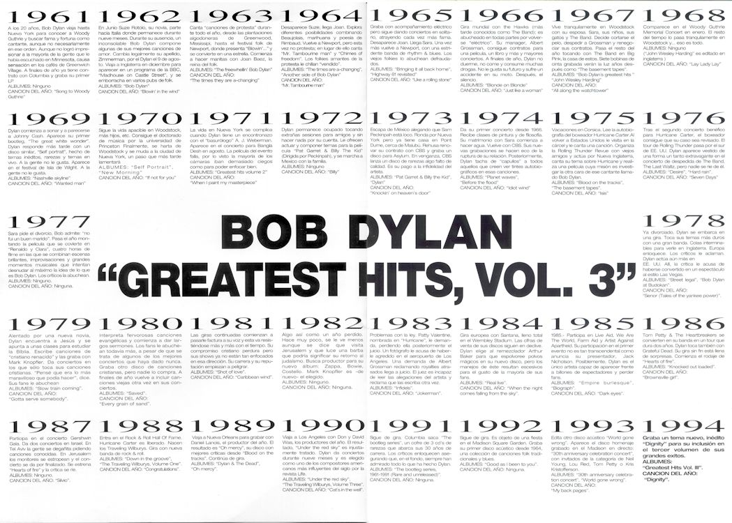 Bob Dylan S Greatest Hits Volume 3 Promo