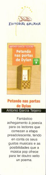 bob dylan bookmark Petando Nas Puertas de Dylan
