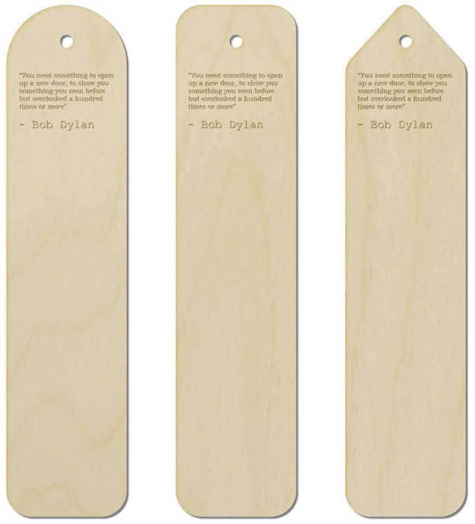 bob dylan  quote 4 bookmark