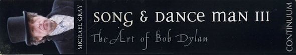 bob dylan bookmark Song And Dance Man III (Michael Gray)