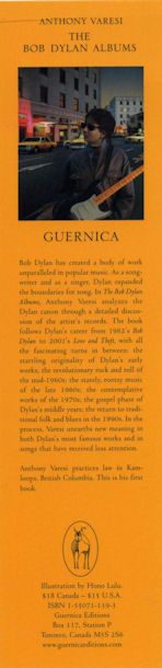 bob dylan bookmark The Dylan Albums (Anthony Varesi)