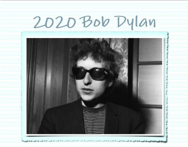 bob dylan 2020 lulu.com wall calendar