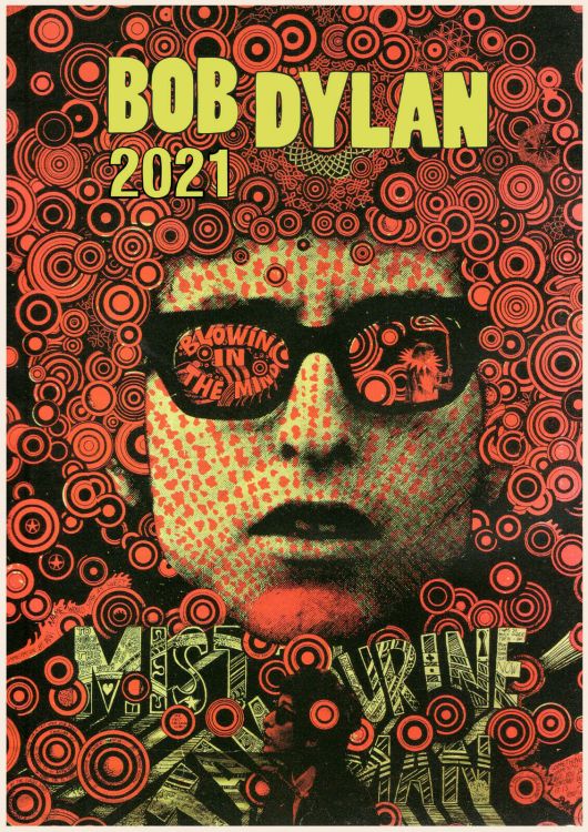 bob dylan 2021 calendar vintage posters