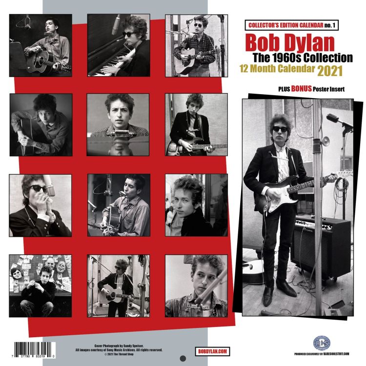 Bob Dylan Calendar 2021