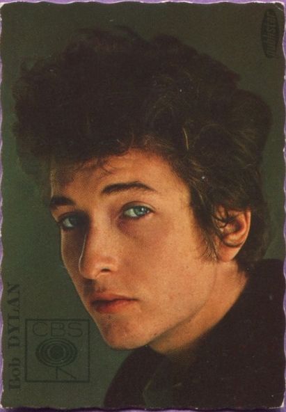 bob dylan 1964 l'amienoise biscotte trading card