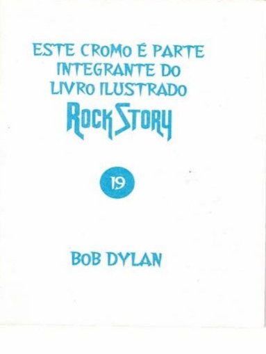 bob dylan trading card 2002 rock story