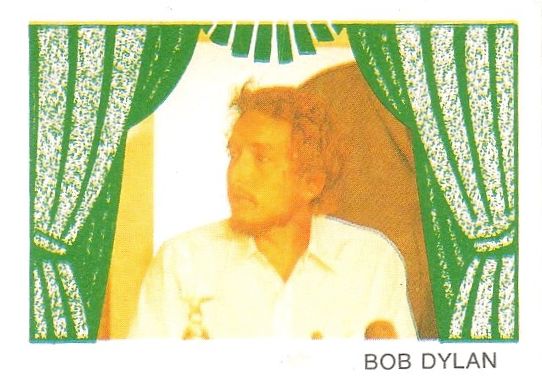 bob dylan italy panini trading card