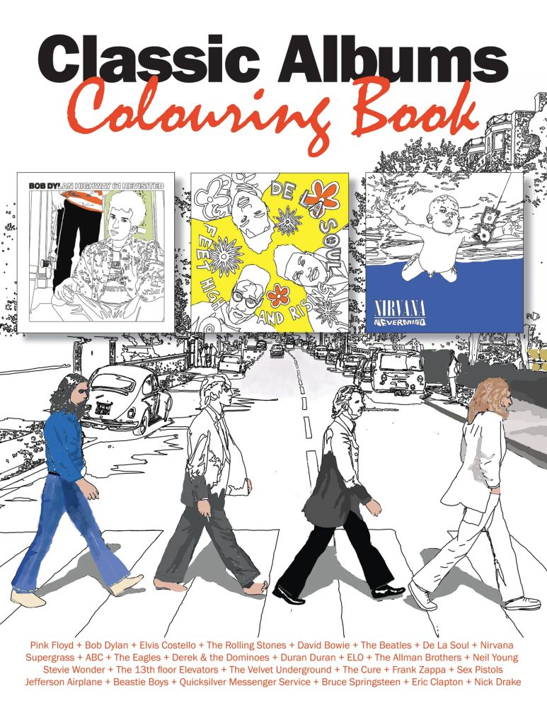 Bob Dylan colouring book