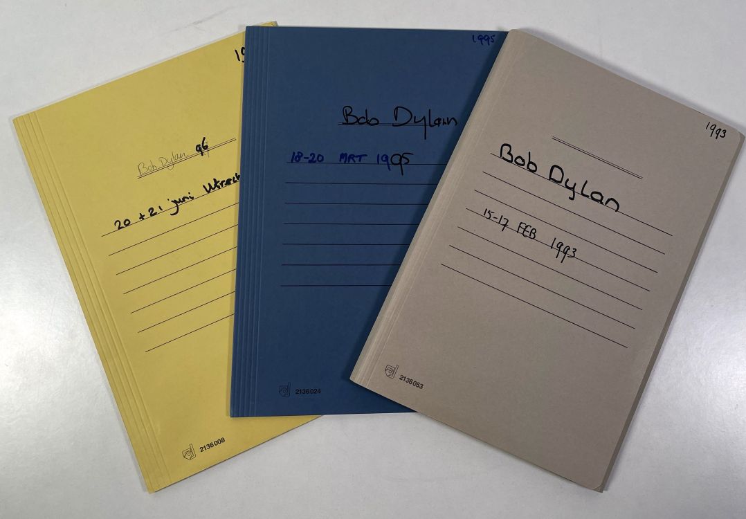 bob dylan dutch tours documents